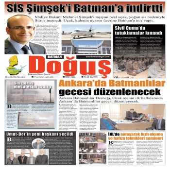  Batman Doğuş Gazetesi