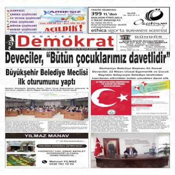  Demokrat Gazete Gazetesi