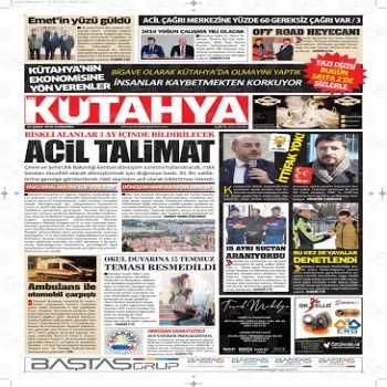  Haber Kütahya Gazetesi