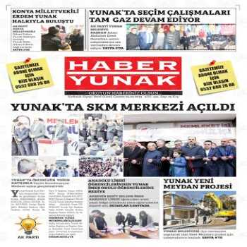  Haber Yunak Gazetesi