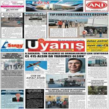  Karaman'da Uyanış Gazetesi