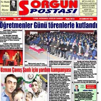  Sorgun Postası Gazetesi